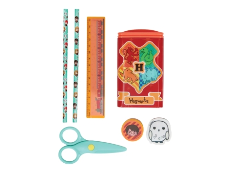 Set cancelleria o tappetino da scrivania "Minecraft, Harry Potter, Spider-Man, Barbie"