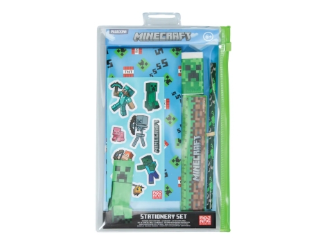 Set cancelleria o tappetino da scrivania "Minecraft, Harry Potter, Spider-Man, Barbie"