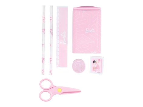 Set cancelleria o tappetino da scrivania "Minecraft, Harry Potter, Spider-Man, Barbie"