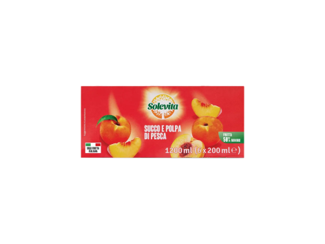 Succo e polpa di pesca