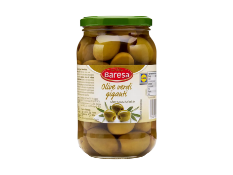 Olive verdi denocciolate giganti