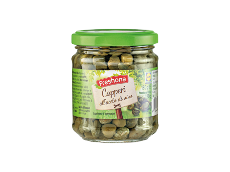 Capperi all'aceto di vino