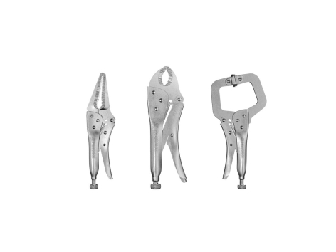 Set Pinze Regolabili 3 Pezzi - 180mm, 250mm, 300mm Per Idraulica E Riparazioni - Foto 2