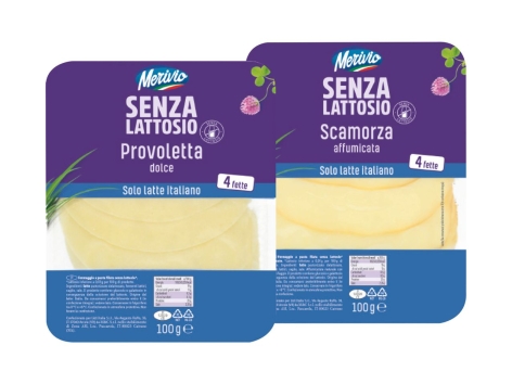 Provoletta dolce o scamorza affumicata a fette senza lattosio