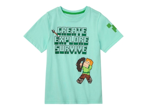 Vestito Minecraft Per Bambino - Maglietta Creeper E Pantaloncini | Set Gamerggio In Cotone Per Estate - Foto 7