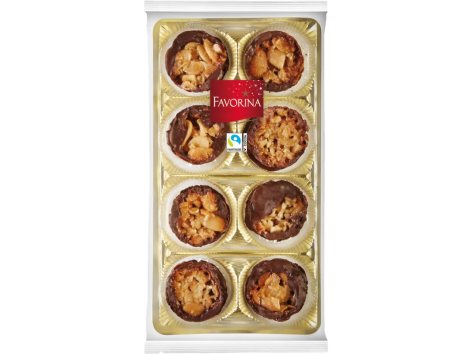 Dolcetti alle mandorle e cioccolato