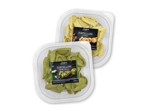Tortelloni ricotta e spinaci o ai funghi