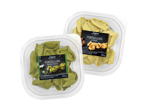 Tortelloni ricotta e spinaci o ai funghi