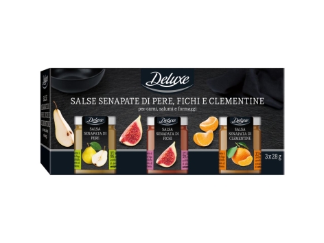 Salse senapate di pere, fichi e clementine