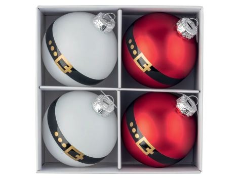 Palline natalizie in vetro