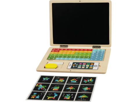 Calendario magnetico o computer in legno per bambini