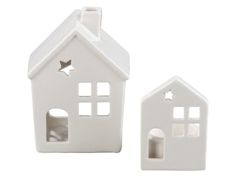 Decorazioni natalizie in porcellana