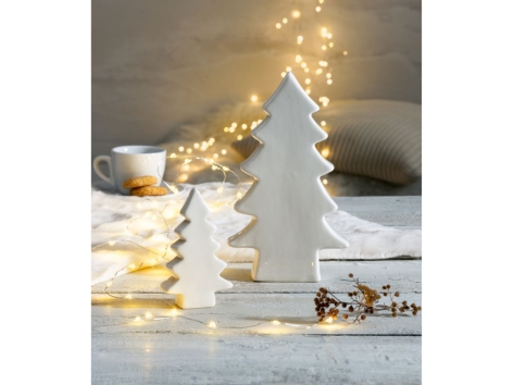 Decorazioni natalizie in porcellana