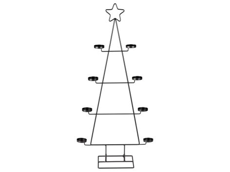 Albero di Natale stilizzato con ganci o portalumini