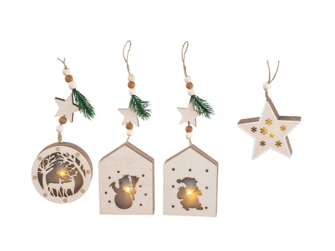 Decorazione natalizia LED da appendere