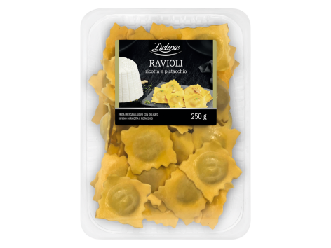 Ravioli ricotta e pistacchio