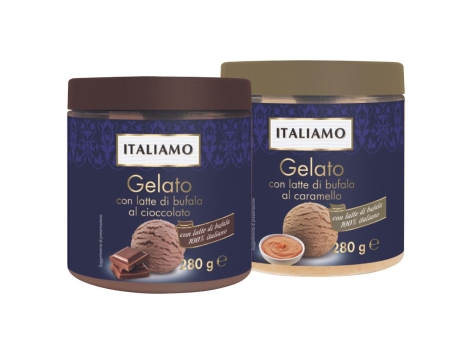 Gelato con latte di bufala