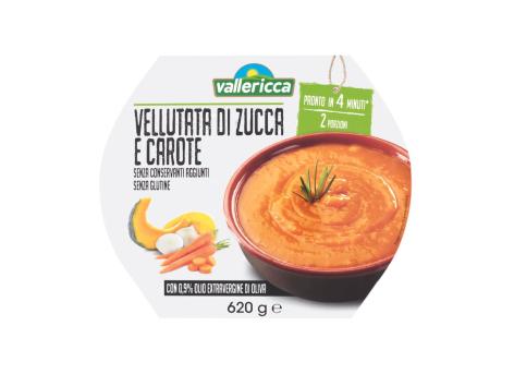 Vellutata di zucca e carote