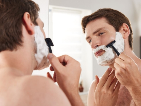 Forbici per capelli o rasoio in acciaio