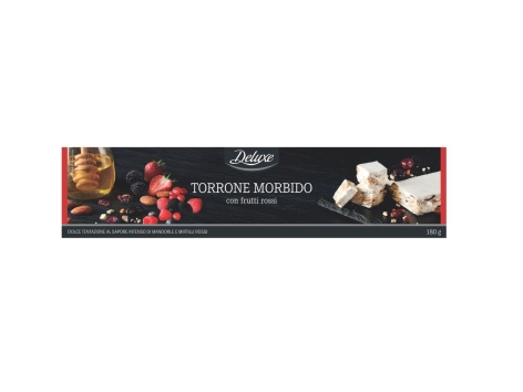 Torrone morbido con frutti rossi