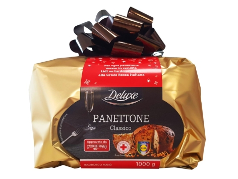 Panettone classico incartato a mano
