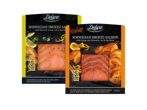 Salmone norvegese a fette aromatizzato