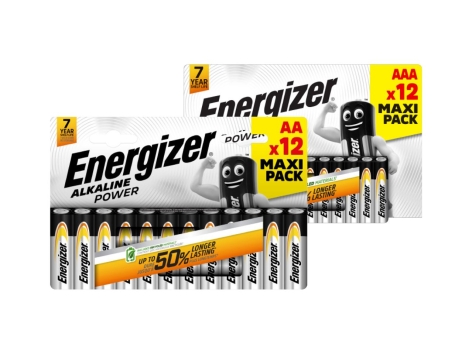 Batterie Alkaline Power AA/AAA