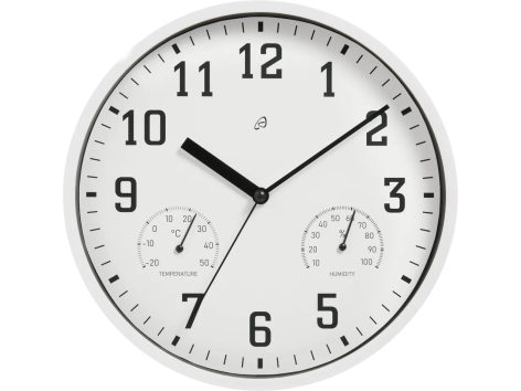 Orologio da parete con termometro ed igrometro