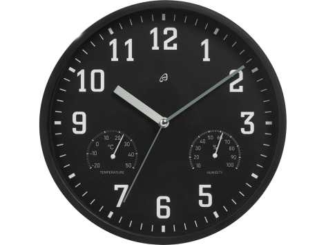 Orologio da parete con termometro ed igrometro