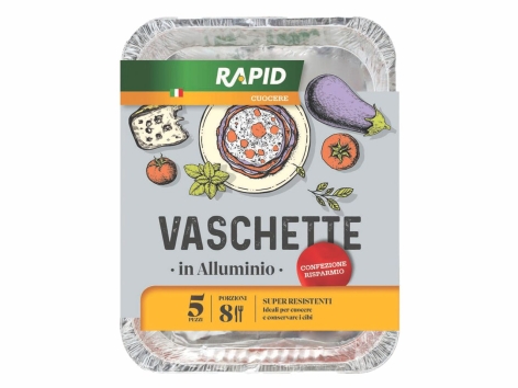 Vaschette in alluminio senza coperchio