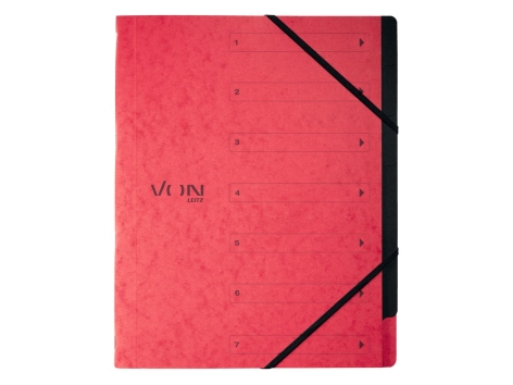 Raccoglitore a scomparti con elastico