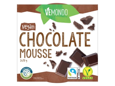Mousse di cioccolato vegana