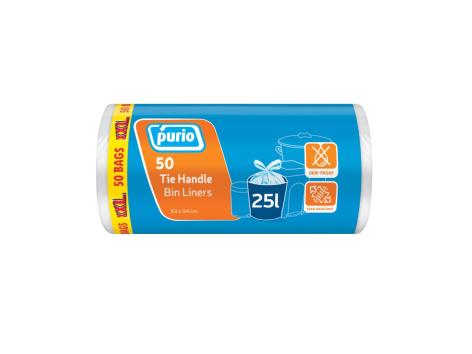 Sacchetti per rifiuti con maniglie, 50 pezzi