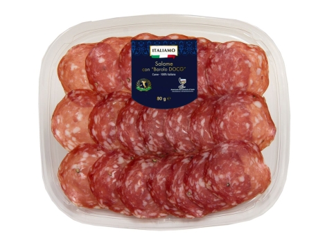 Salame con “Barolo DOCG”