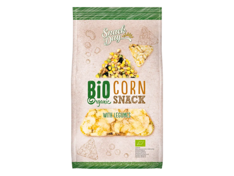 Snack salati Bio a base di mais e legumi