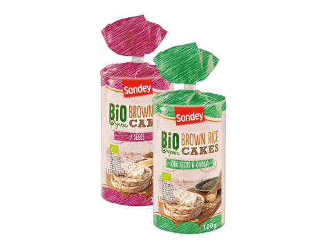 Gallette di riso bruno integrale bio