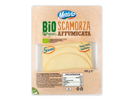 Scamorza affumicata bio a fette