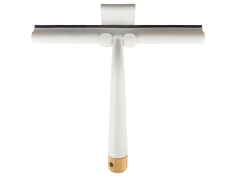 Tergivetri per doccia, organizer, contenitore per cotton fioc o dispenser per sapone in bambù