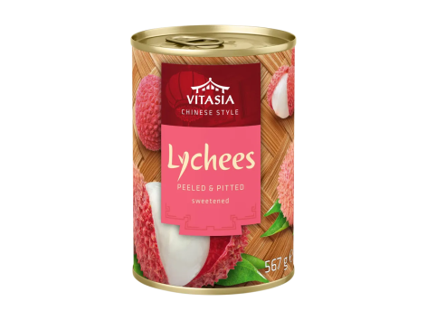 Litchi sbucciati e denocciolati