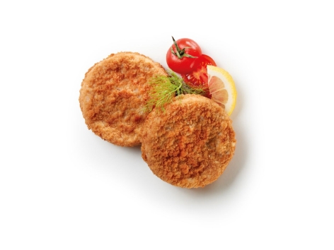 Hamburger di salmone panati