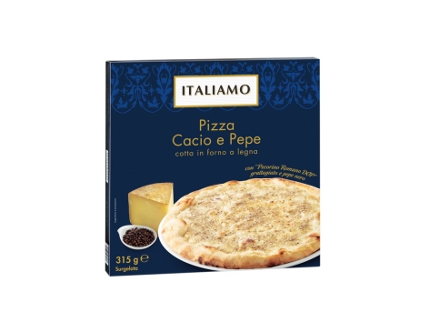 Pizza cacio e pepe