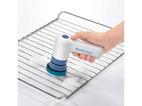 Scrubber elettrico senza fili per vasca da bagno Spazzola per la pulizia del bagno senza fili con 7 testine sostituibili per la pulizia della doccia con manico regolabile per bagno, cucina, auto