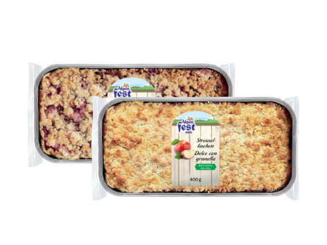 Dolce con granella di pasta frolla