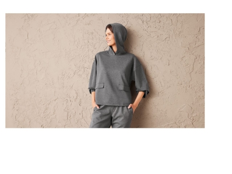 Felpa con cappuccio da donna