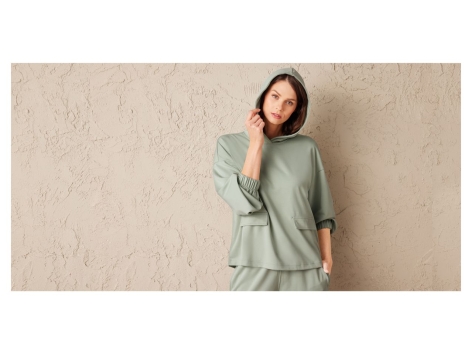 Felpa con cappuccio da donna