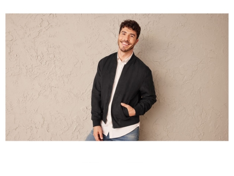 Giacca effetto scamosciato da uomo