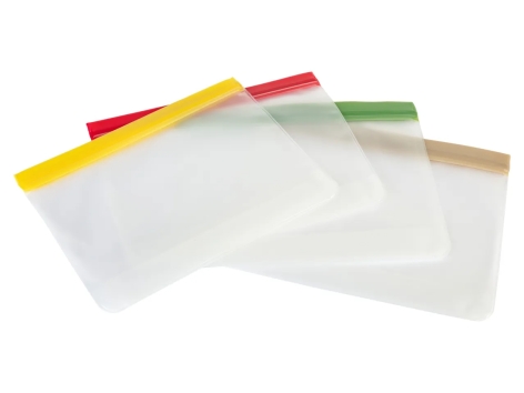 Contenitore in silicone o buste riutilizzabili per alimenti