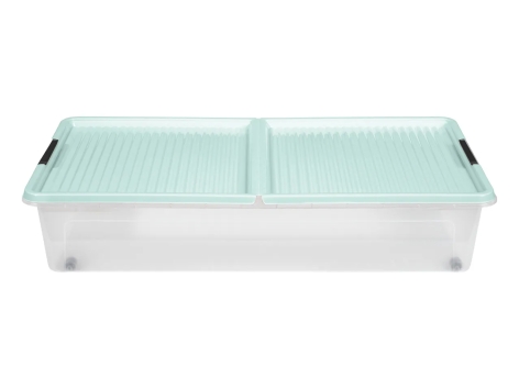 Contenitore sottoletto con rotelle