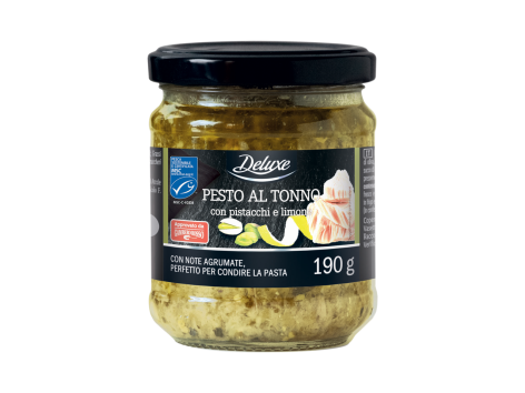 Pesto al tonno con pistacchi e limone