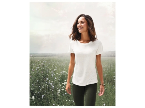 T-Shirt in canapa da donna